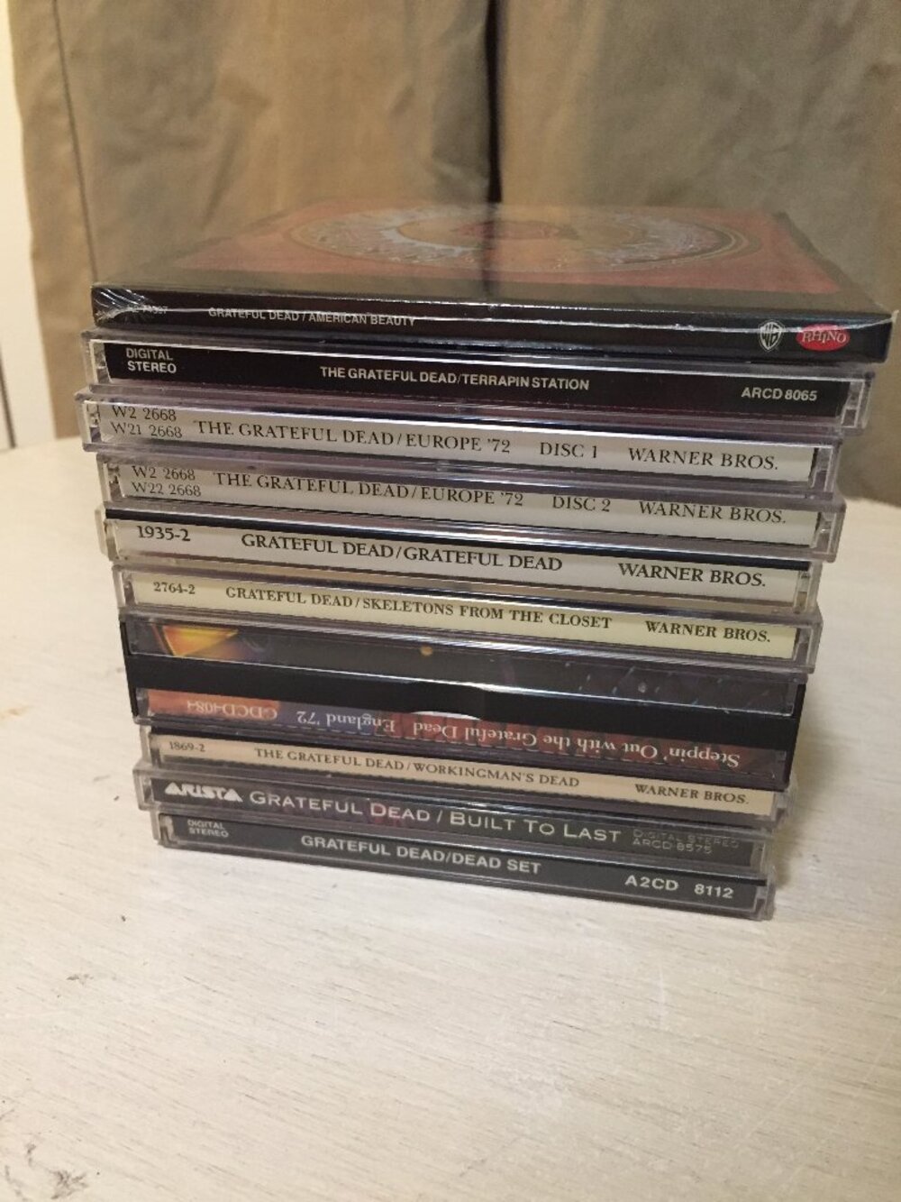 Grateful Dead Jerry Garcia CD Lot Of 10 Various EUC SEALED AMERICAN BEAUTY